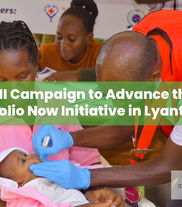 UHI Campaign to Advance the End Polio Now Initiative in Lyantonde